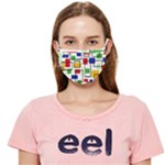 Colorful rectangles                                                                Cloth Face Mask (Adult)