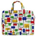 Colorful rectangles                                                                  MacBook Pro Double Pocket Laptop Bag