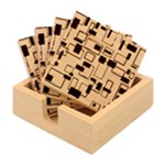 Colorful rectangles                                                               Bamboo Coaster Set