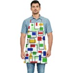 Colorful rectangles                                                               Kitchen Apron