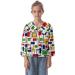 Colorful rectangles                                                            Kids  Sailor Shirt