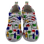 Colorful rectangles                                                                   Women Athletic Shoes