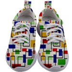 Colorful rectangles                                                                   Kids Athletic Shoes