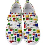 Colorful rectangles                                                                  Men s Velcro Strap Shoes