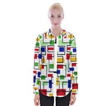 Colorful rectangles                                                                      Women Long Sleeve Shirt