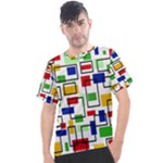 Colorful rectangles                                                                    Men s Sport Top