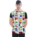 Colorful rectangles                                                                      Men s Puffer Vest