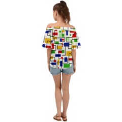 Off Shoulder Short Sleeve Top 