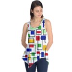 Colorful rectangles                                                                      Sleeveless Tunic