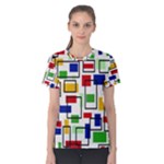 Colorful rectangles                                                                      Women s Cotton Tee