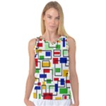 Colorful rectangles                                                                      Women s Basketball Tank Top