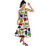 Colorful rectangles                                                                         Summer Maxi Dress