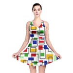 Colorful rectangles                                                                      Reversible Skater Dress