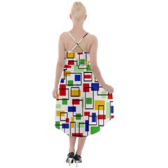 High-Low Halter Chiffon Dress  