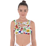 Colorful rectangles                                                                    Bandaged Up Bikini Top