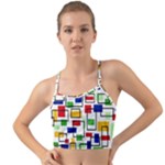 Colorful rectangles                                                                     Mini Tank Bikini Top