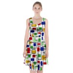 Colorful rectangles                                                                          Racerback Midi Dress