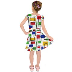 Kids  Short Sleeve Dress 