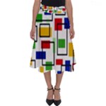 Colorful rectangles                                                                      Perfect Length Midi Skirt