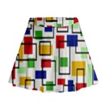 Colorful rectangles                                                                        Mini Flare Skirt