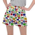 Colorful rectangles                                                                     Stretch Ripstop Shorts