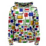 Colorful rectangles                                                                      Women s Pullover Hoodie