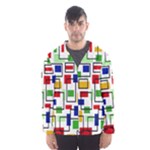 Colorful rectangles                                                                      Mesh Lined Wind Breaker (Men)