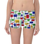 Colorful rectangles                                                                          Reversible Boyleg Bikini Bottoms