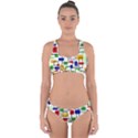 Cross Back Hipster Bikini Set 