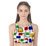 Colorful rectangles                                                                      Tank Bikini Top