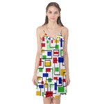Colorful rectangles                                                                      Camis Nightgown