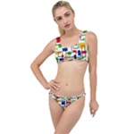 Colorful rectangles                                                                     The Little Details Bikini Set