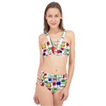 Colorful rectangles                                                                      Cage Up Bikini Set