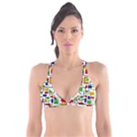 Colorful rectangles                                                                     Plunge Bikini Top