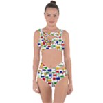 Colorful rectangles                                                                      Bandaged Up Bikini Set