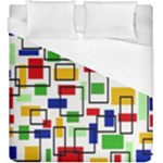 Colorful rectangles                                                                       Duvet Cover (King Size)