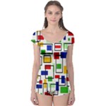 Colorful rectangles                                                                      Boyleg Leotard (Ladies)