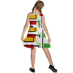 Kids  Sleeveless Tiered Mini Dress 