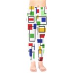 Colorful rectangles                                                           Kids  Classic Winter Leggings