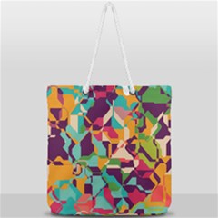 Full Print Rope Handle Tote (Large) 