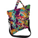 Retro chaos                                                                       Fold Over Handle Tote Bag