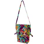 Retro chaos                                                                       Folding Shoulder Bag