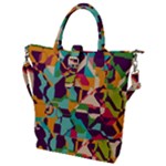 Retro chaos                                                                       Buckle Top Tote Bag