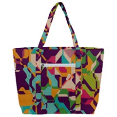 Zip Up Canvas Bag 