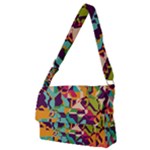 Retro chaos                                                                   Full Print Messenger Bag (M)