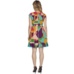 Cap Sleeve High Waist Dress 
