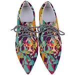 Retro chaos                                                                    Women s Pointed Oxford Shoes