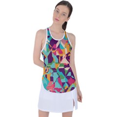 Racer Back Mesh Tank Top 