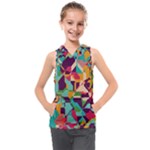 Retro chaos                                                                    Kids  Sleeveless Hoodie