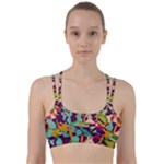 Retro chaos                                                                          Line Them Up Sports Bra